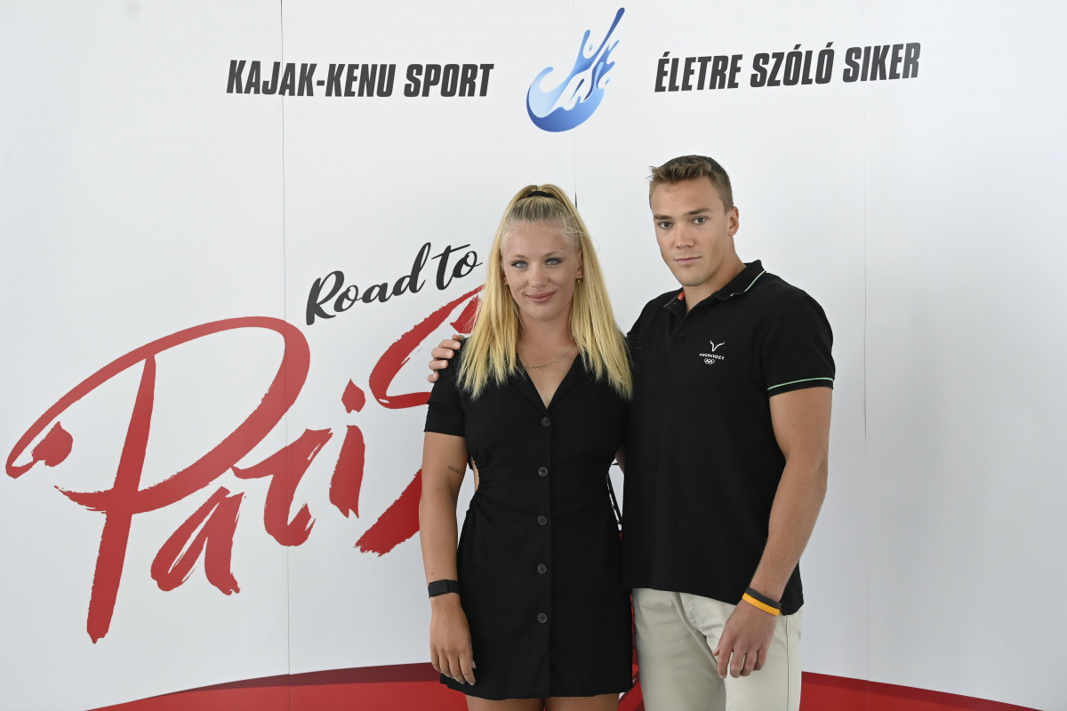Gazsó Alinda Dóra világbajnok és Kopasz Bálint olimpiai és világbajnok kajakos