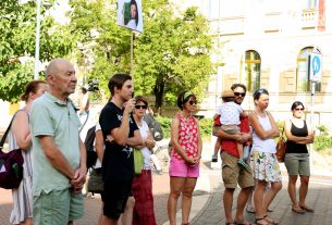 Tüntetés fakivágás ellen Szegeden