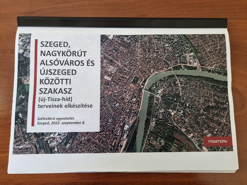 Új híd tervezése Szeged