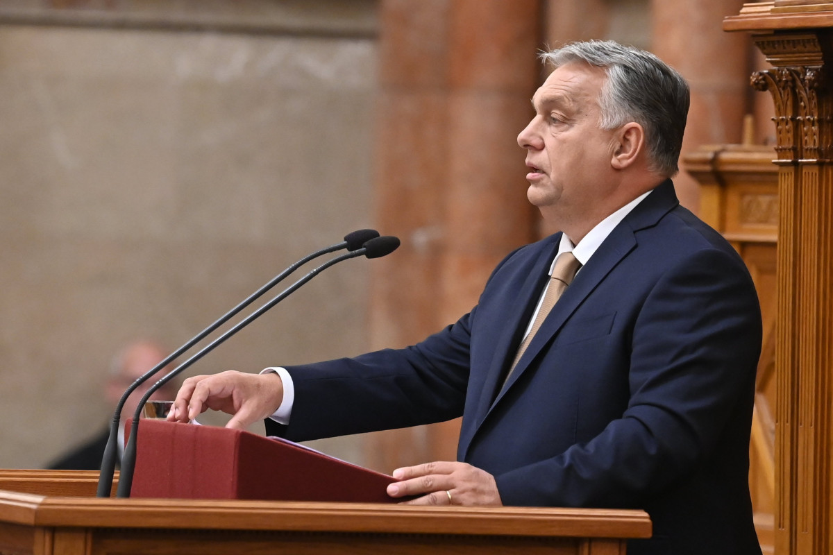 Orbán Viktor a parlamentben