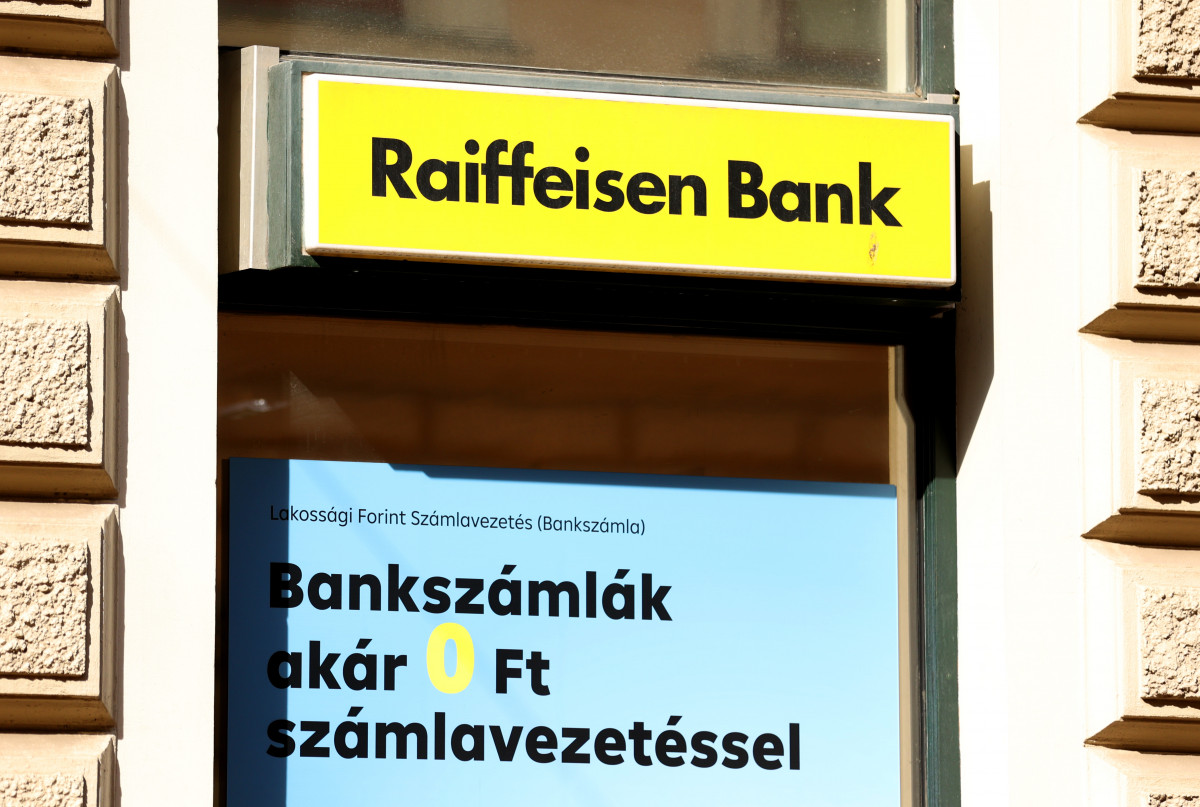 bank, Raiffeisen bank, kamat, pénz, hitel