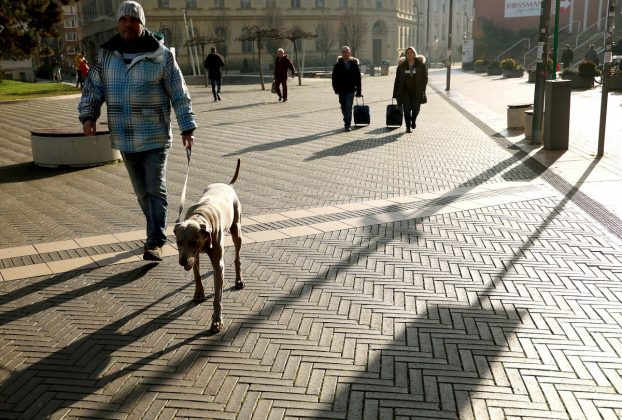 Szeged téli napsütés