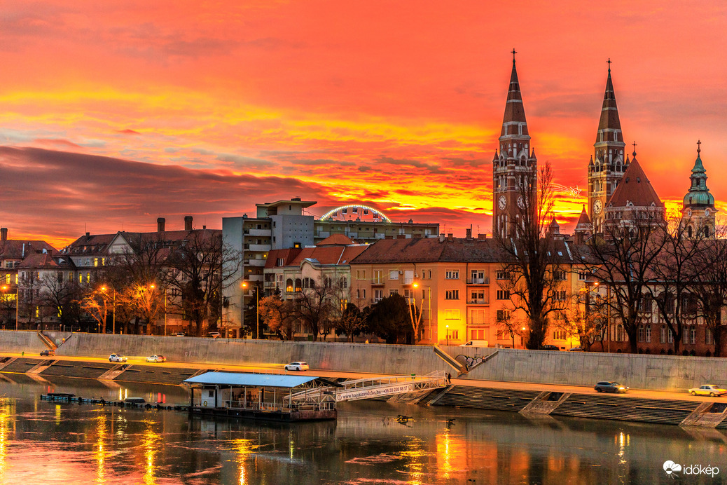 naplemente Szegeden