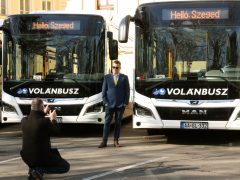 Szeged, környezetbarát, busz, autóbusz, közlekedés, tömegközlekedés, Volán