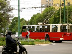 Szeged, 44 éves, troli, trolibusz, nosztalgia, közlekedés, tömegközlekedés, utazás