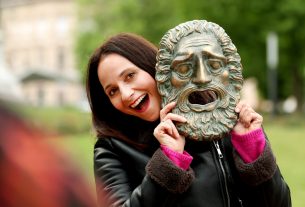 Szeged, Nemzetközi Színházi Olimpia, kötéltánc, Dugonics tér, Kancsár Orsolya