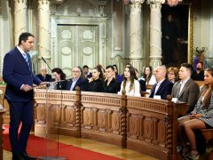 Szeged, művészeti alkotói támogatások, Szeged Sportolója díj, átadás, városháza, ünnepség
