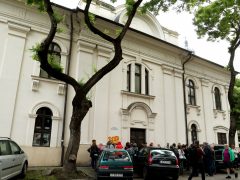 Szeged, 180 éves, Régi Zsinagóga, zsinagóga, bejárás, Hajnóczy utca