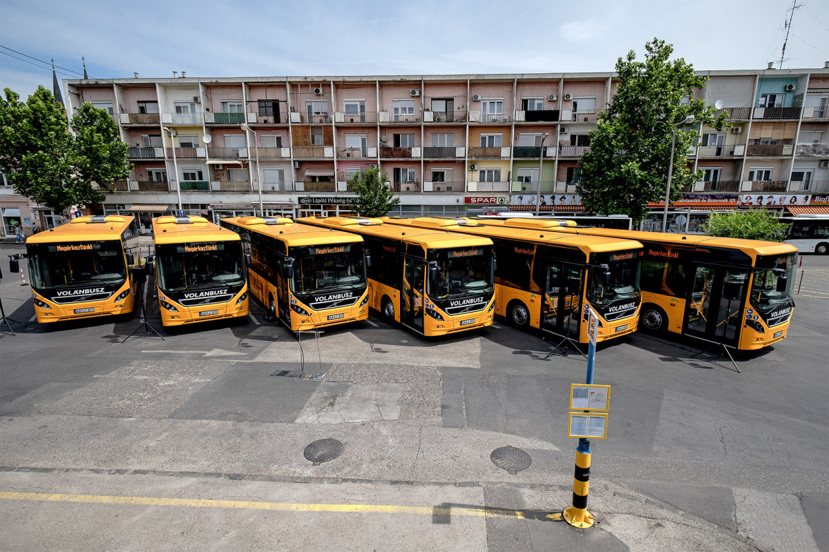 Volánbuszok Szegeden