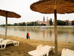 Szeged, Lapos Beach, Lapos, szabadsztrand, strand, Tisza, fürdés, nyár, vízimentő