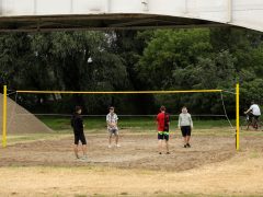 Szeged, Lapos Beach, Lapos, szabadsztrand, strand, Tisza, fürdés, nyár, vízimentő