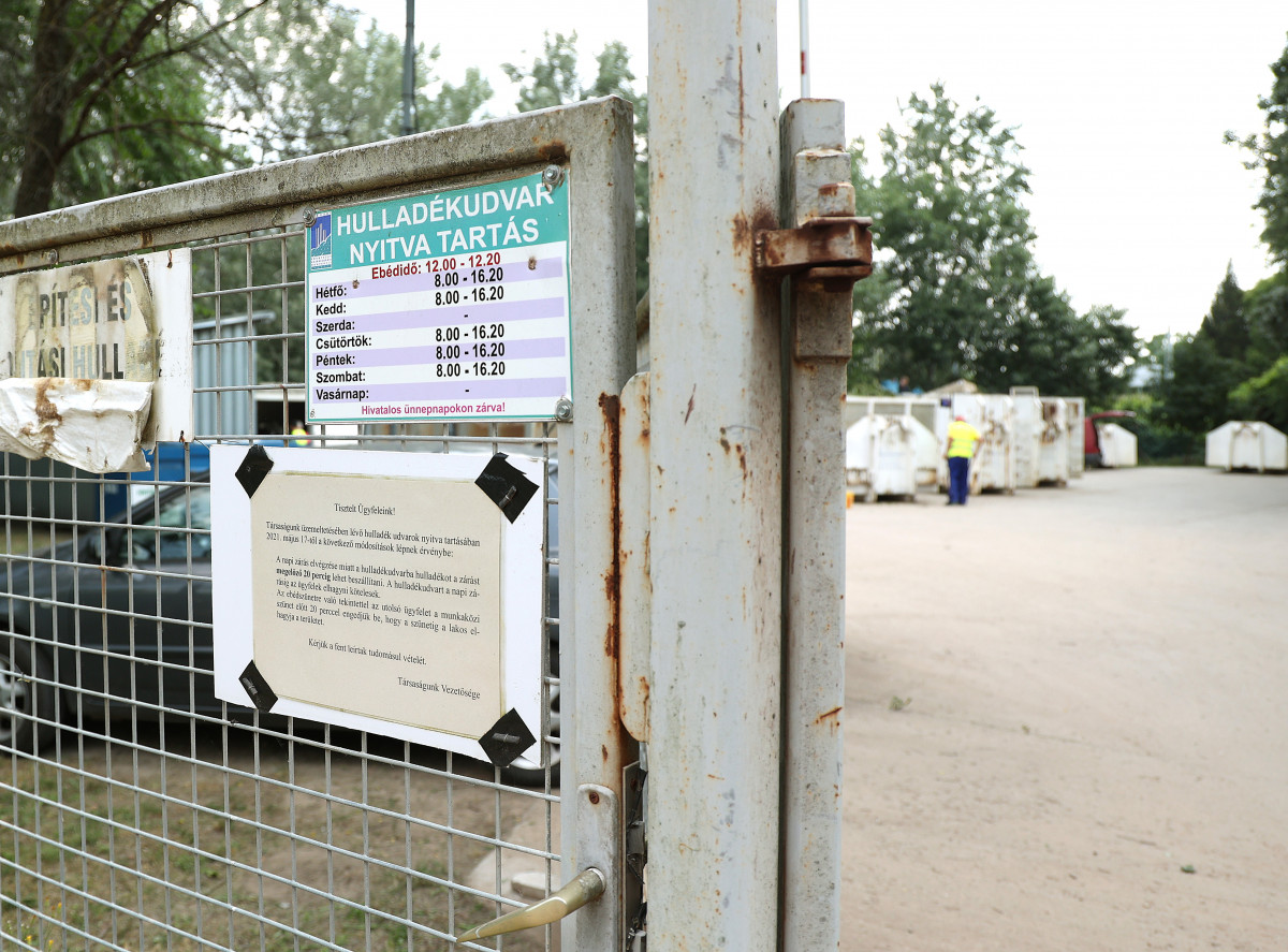 Szeged, Alsóvárosi hulladékudvar, hulladákudvar, szemét, MOHU MOL