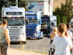 Szeged, felvonulás, Nemzetközi Kamionos és Motoros Találkozó, kamion, motor, turizmus, program