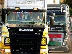 Szeged, felvonulás, Nemzetközi Kamionos és Motoros Találkozó, kamion, motor, turizmus, program