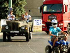 Szeged, felvonulás, Nemzetközi Kamionos és Motoros Találkozó, kamion, motor, turizmus, program