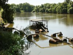 Apátfalva, homok, kitermelés, Maros, folyó, építőipar