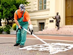 Szeged, takarítógép, utcai takarítás, önkormányzat, Binszki József, Makrai László, Dugonics tér