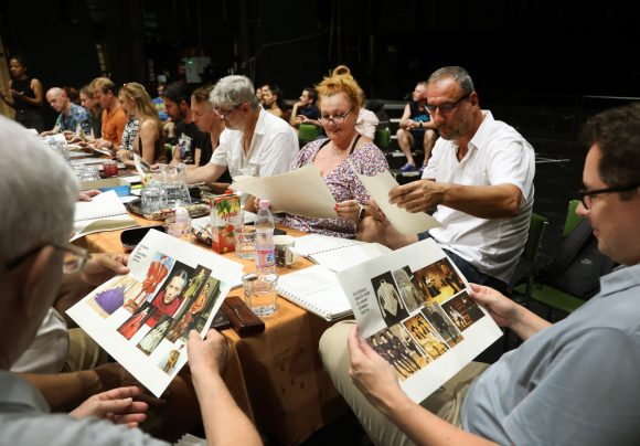 Szeged, Szegedi Nemzeti Színház, bemutató, Szerelmes Shakespeare, színház, kultura, olvasópróba