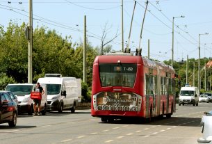 Szeged, 19-es troli, troli, közlekedés, tömegközlekedés, Felső Tisza-part, SZKT