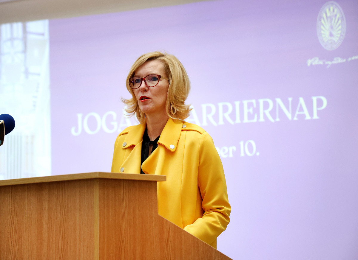 Szeged, Jogász Karriernap, Szegedi Tudományegyetem Állam- és Jogtudományi Kar, jogi kar, SZTE, egyetem, Görög Márta