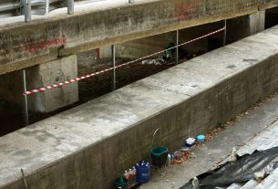 Szeged, Huszár Mátyás rakpart, felújítás, hajléktalan, felüljáró