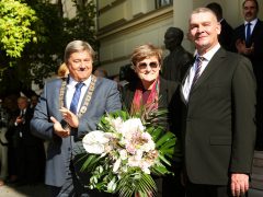 Szeged, Karikó Katalin, Nobel-díj, kutató, kutatóprofesszor, köszöntés, SZTE, Szegedi Tudományegyetem, ünnepi ülés, egyetem