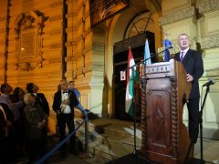 Szeged, Szegedi Nemzeti Színház, 140 éves, gálaműsor, emléktábla, avatás, ünnepség, kultura, színház