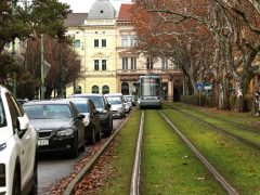 Szeged, Tram train, közlekedés, vasútvillamos, tömegközlekedés, Széchenyi tér, utazás