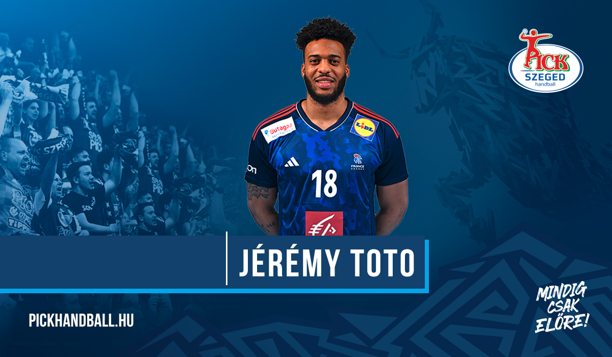 2024. július 1-től az OTP Bank - PICK Szeged mezében szerepel tovább a francia beálló, Jérémy Toto. A 31 éves játékossal kétéves megállapodást írt alá a csapat. 