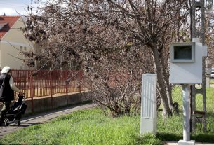 Szeged, rendőrség, trafibox, sebességmérés, gyorshajtás, Fő fasor
