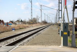 Röszke, Szeged-Szabadka, vasút, település, sín, MÁV