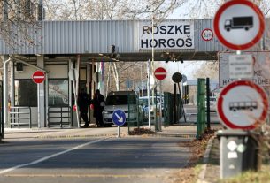 Röszke, Röszke–Horgos, határátkelő, határ