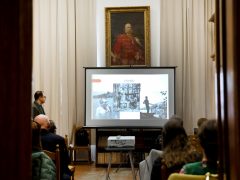 Szeged, Móra Ferenc Múzeum konferencia, Liebmann Béla, Enyedi Zoltán, Csongrád megye XX. századi krónikásai, műzeum, fotó