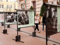 Szeged, Bálint Sándor, évforduló, Kárász utca, szabadtéri kiállítás, kiállítás