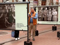 Szeged, Bálint Sándor, évforduló, Kárász utca, szabadtéri kiállítás, kiállítás