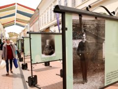 Szeged, Bálint Sándor, évforduló, Kárász utca, szabadtéri kiállítás, kiállítás