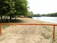 Szeged, Sárga, szabadstrand, felújítás, nyár, strand, Tisza