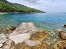 Horvátország, strand, Adria tenger, tenger, tengerpart, nyaralás, utazás, turizmus, Valun, Cres sziget