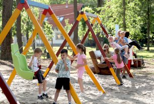Szeged, játszótér, Kállay liget, családi nap, park, erdő, fa