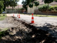 Szeged, felújítás, aszfalt, úttest, Moholi utca