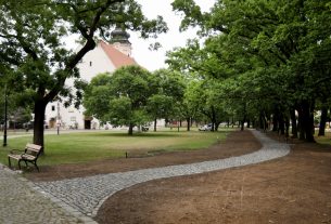 Szeged, sétány, park, Mátyás tér
