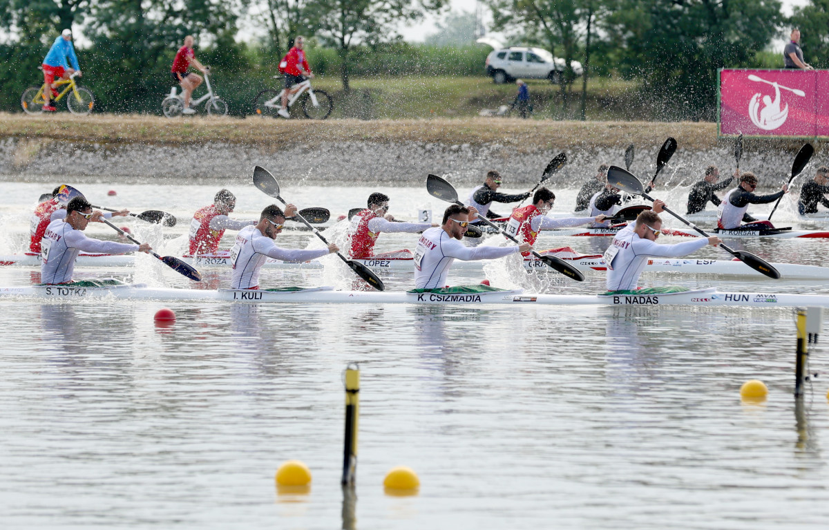 Szeged, ECA Gyorsasági, Para Kajak-Kenu és SUP Európa-bajnokság, EB, kajak-kenu, sport Maty-ér, Nádas Bence, Csizmadia Kolos, Kuli István, Totka Sándor