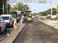 Szeged, felújítás, útfelújítás, aszfaltozás, Rókusi körút, közlekedés