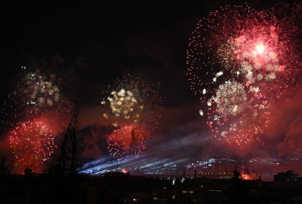 Tűzijáték Budapesten augusztus 20-án