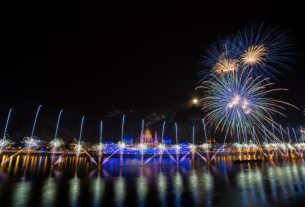 Tűzijáték Budapesten augusztus 20-án