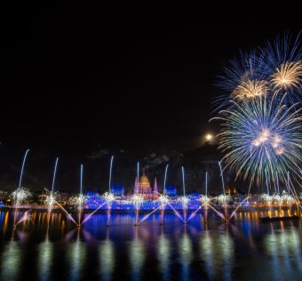 Tűzijáték Budapesten augusztus 20-án