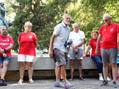 Szeged, Magyar Szervátültetettek Szövetsége, pétanque, bemutató, sport, testmozgás, Széchenyi tér