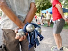 Szeged, Magyar Szervátültetettek Szövetsége, pétanque, bemutató, sport, testmozgás, Széchenyi tér