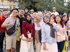 Szeged, nemzetközi hallgatók, külföldi diákok, egyetemisták, egyetem, gólyaeskü, eskütétel, SZTE, Dugonics tér, Rektori Hivatal