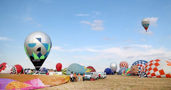 Szeged, 25. FAI Hőlégballon Világbajnokság, hőlégballon, repülés, repülőtér, sport, verseny